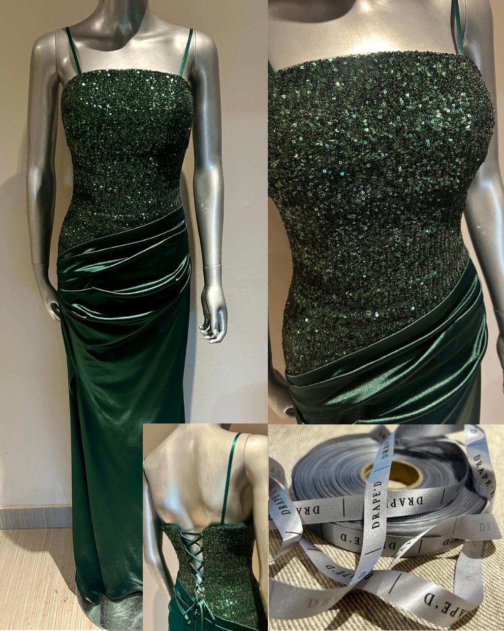 Ameya green dress for hire in Cape Town