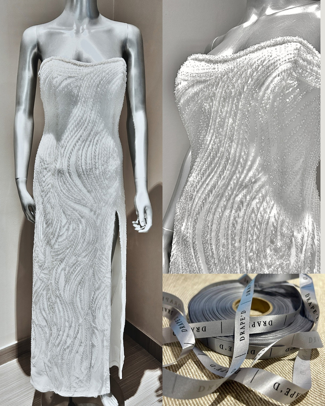 Anna white dress for hire in Cape Town