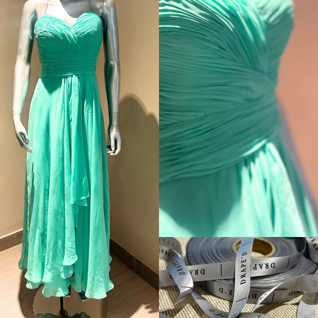 Sophia green dress for hire in Cape Town