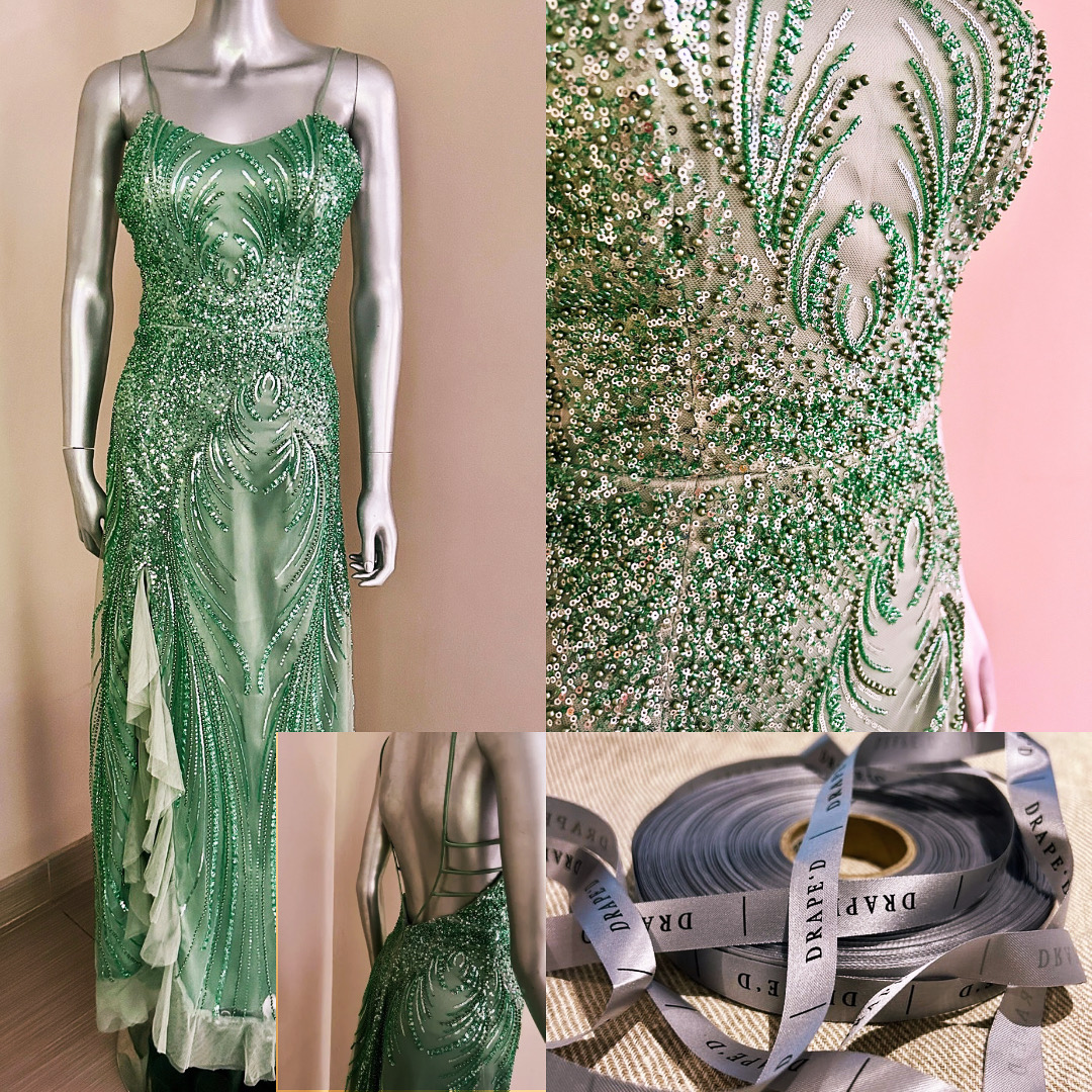 Terri green dress for hire in Cape Town