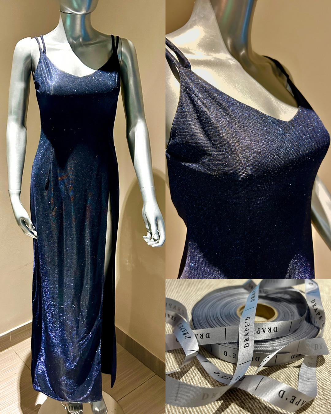 Millie blue dress for hire in Cape Town