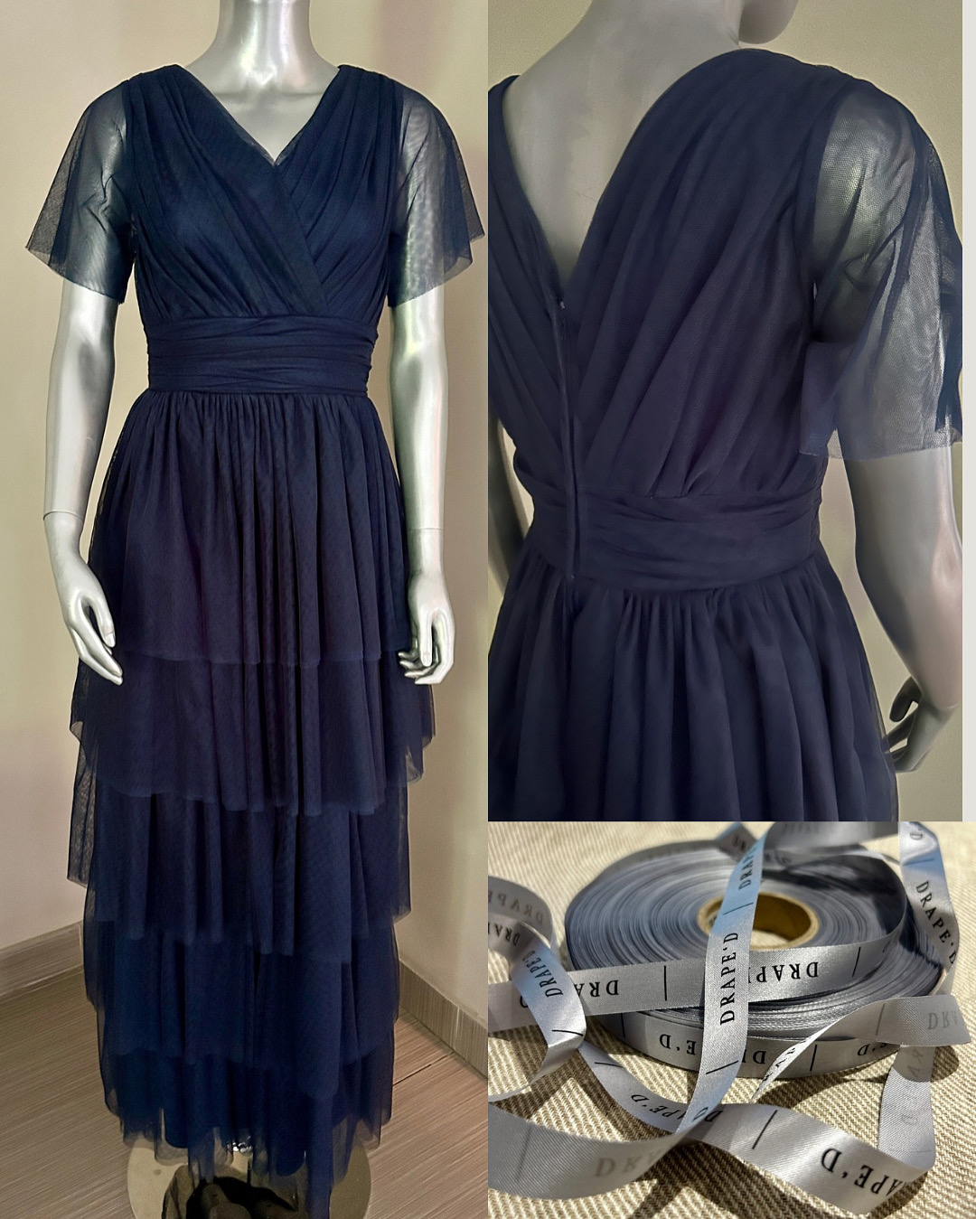 Nicki blue dress for hire in Cape Town